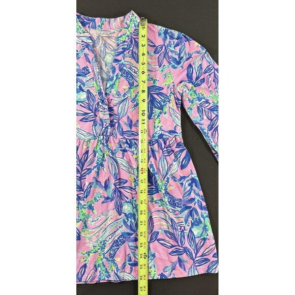 Lilly Pulitzer Winona Knit Tunic Top Just A Lil Jelly Floral Print Shirt Size S - Picture 7 of 10